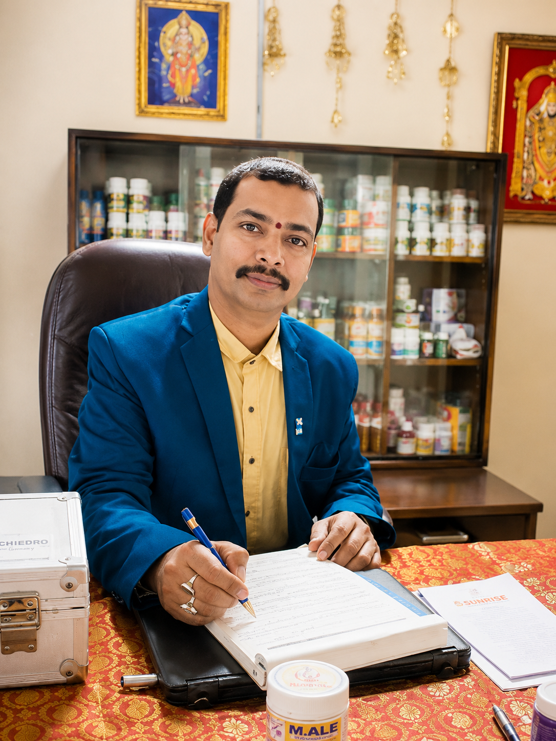 Hr. J. Durga Prasad at Ram Sankalp Ayurveda